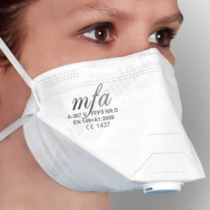 MFA A-367V FFP3 NR Toz Maskesi Ventilli