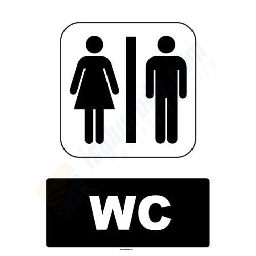 Wc Bay Bayan Levhası