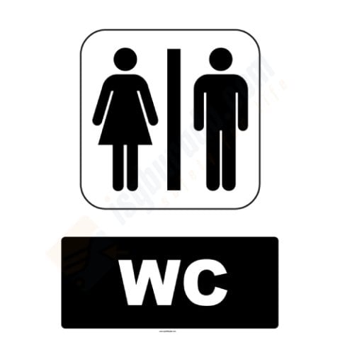 Wc Bay Bayan Levhası