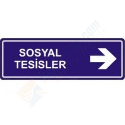 Sosyal Tesisler Levhası