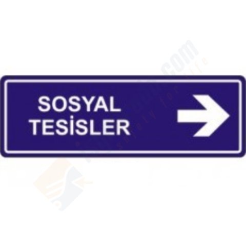 Sosyal Tesisler Levhası