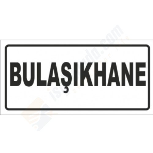 Bulaşıkhane Levhası
