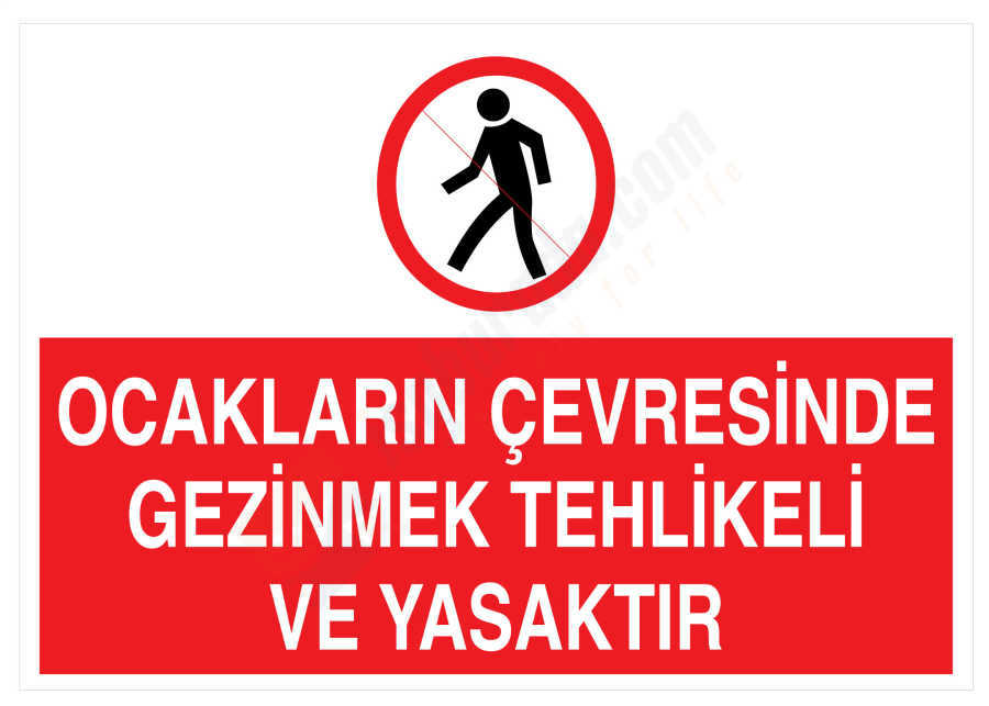 Ocakların Çevresinde Gezinmek Tehlikeli Ve Yasaktır