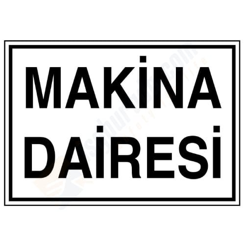 Makina Dairesi Levhası