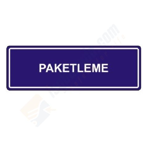 Paketleme Levhası