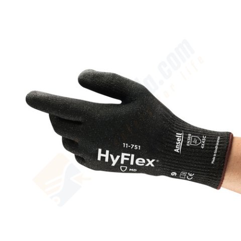 Ansell 11-751 Hyflex Kesilmeye ve Aşınma Dirençli İş Eldiveni