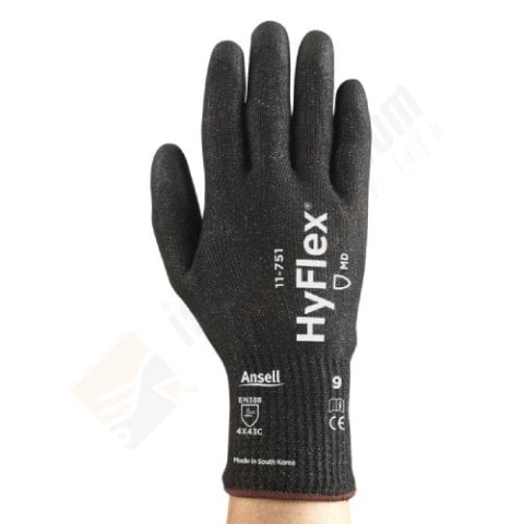 Ansell 11-751 Hyflex Kesilmeye ve Aşınma Dirençli İş Eldiveni