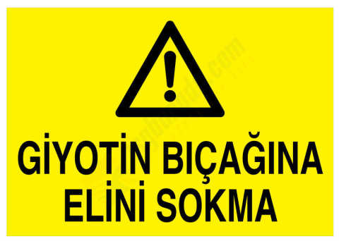 Giyotin Bıçağına Elini Sokma