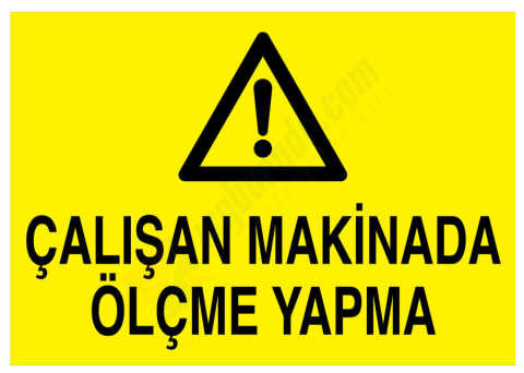 Çalışan Makinada Ölçme Yapma