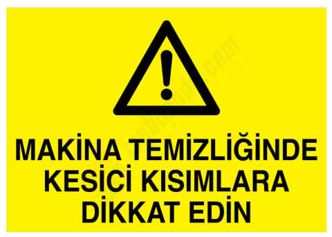 Makina Temizliğinde Kesici Kısımlara Dikkat Edin