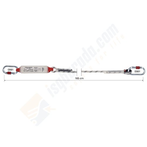 Camp 5030102 Şok Emicili Tek Bacak Lanyard 165 cm