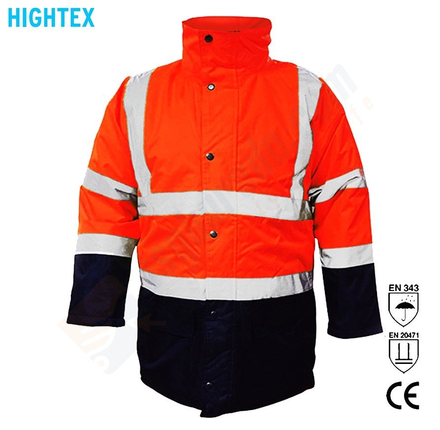 HIGHTEX 450 Polar Astarlı 5+1 Turuncu Lacivert Parka