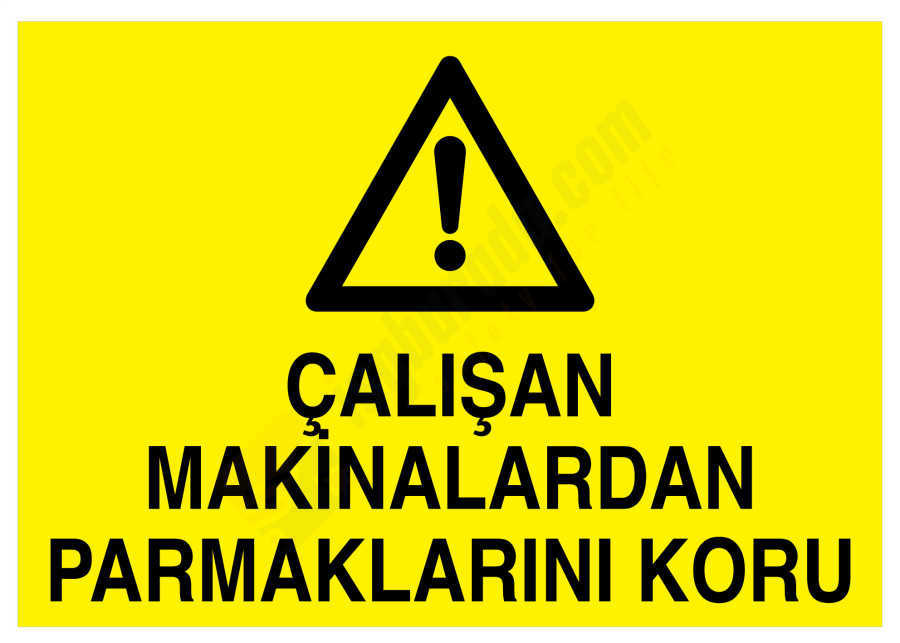 Çalışan Makinalardan Parmaklarını Koru