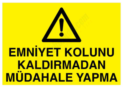 Emniyet Kolunu Kaldırmadan Müdahale Yapma