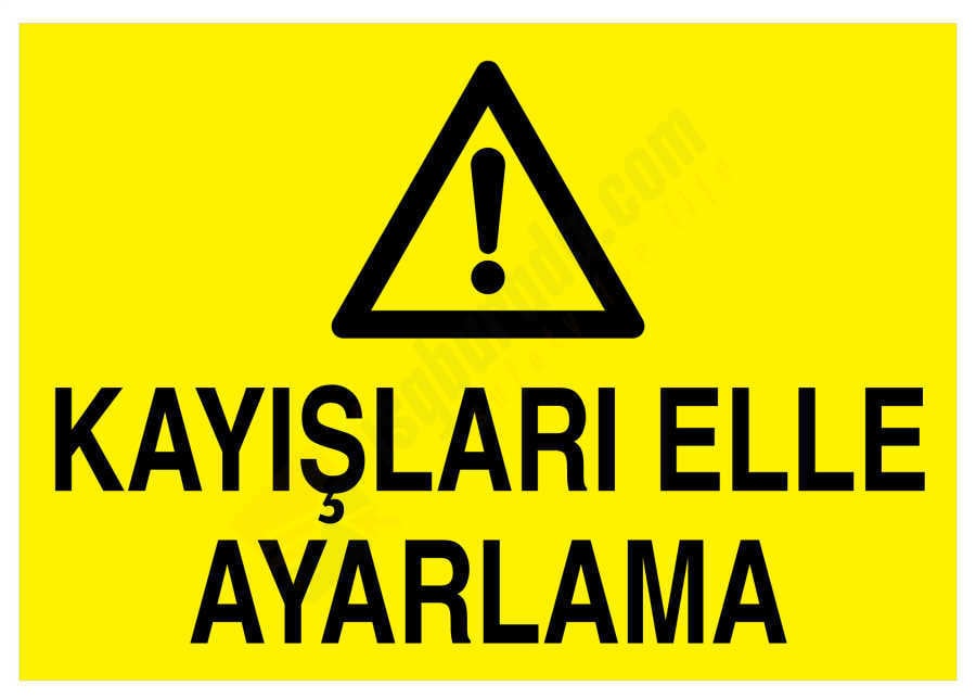 Kayışları Elle Ayarlama