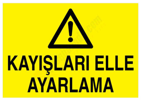 Kayışları Elle Ayarlama