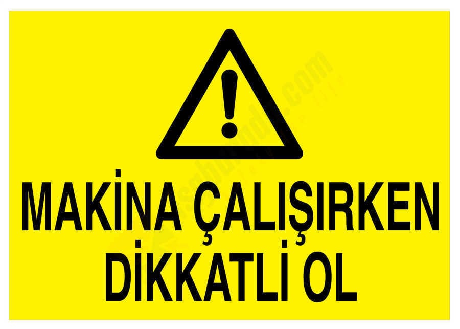 Makina Çalışırken Dikkatli Ol İş Güvenliği