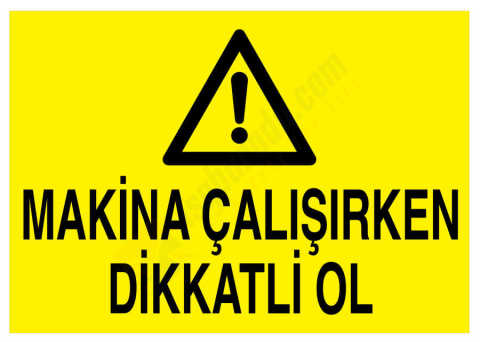 Makina Çalışırken Dikkatli Ol İş Güvenliği