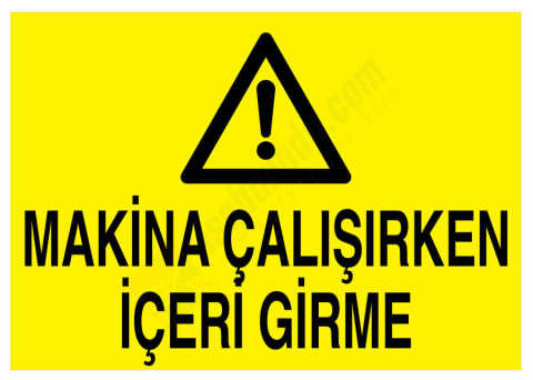 Makina Çalışırken İçeri Girme İş Güvenliği