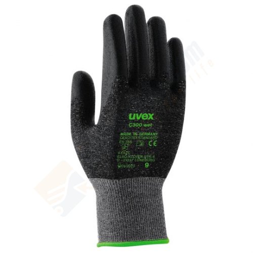 uvex C300 wet kesilmeye karşı koruyucu eldiven
