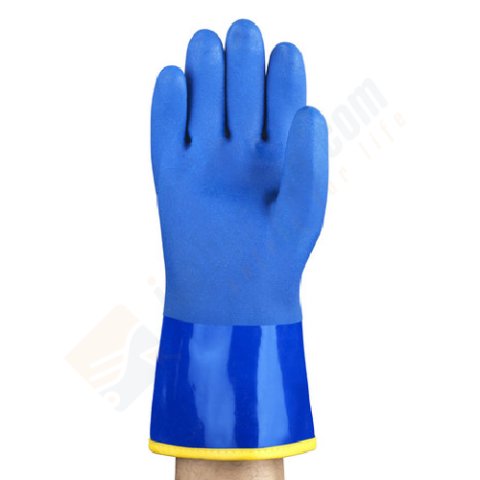 Ansell AlphaTec 23-202 Soğuğa ve Kimyasala Dayanıklı Gıda Uyumlu Pvc İş eldiveni