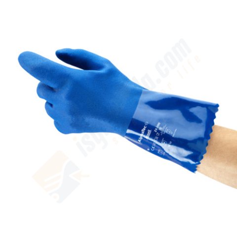 Ansell AlphaTec 23-200 Gıda Uyumlu Kimyasal ve Sıvı Korumalı PVC İş Eldiveni