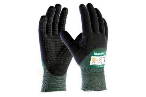 Atg 34-8453 MaxiFlex Cut Dotlu Dipped Kesilmeye Dayanıklı İş Eldiveni