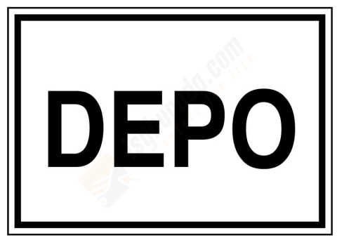 Depo İş Güvenliği Levhası