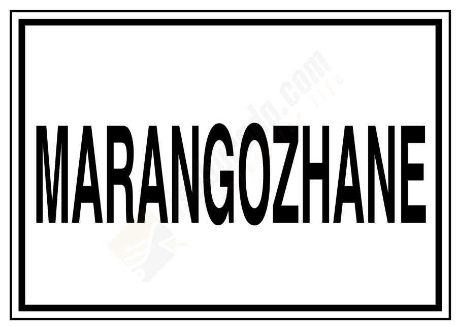 Marangozhane İş Güvenliği Levhası