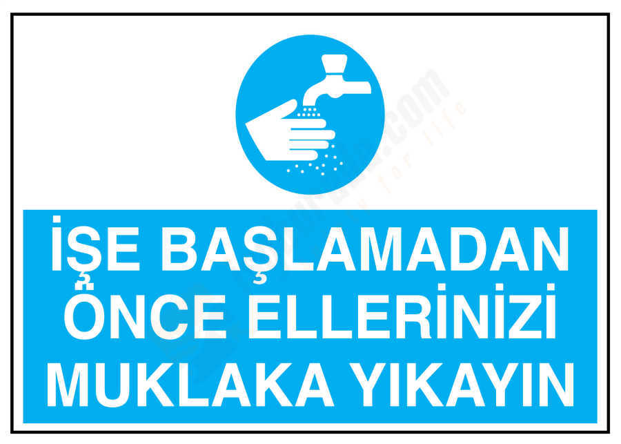 İşe Başlamadan Önce Ellerinizi Mutlaka Yıkayın