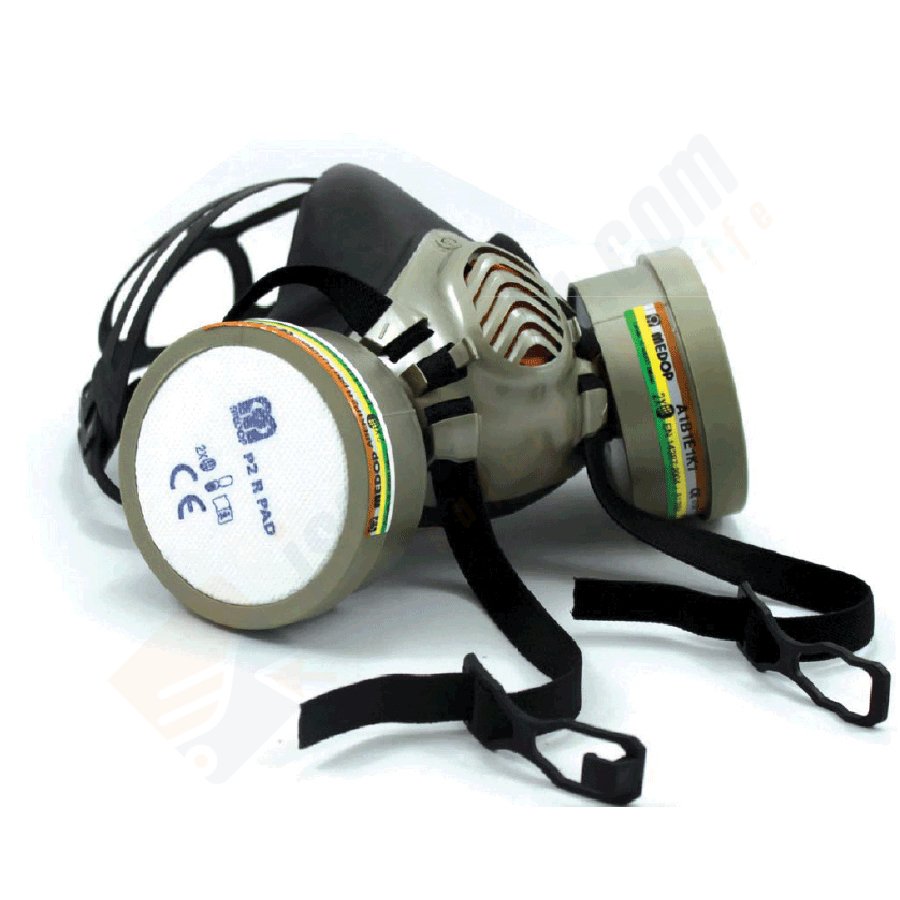 Medop mED911740 Gaz Maskesi Futura Black Set