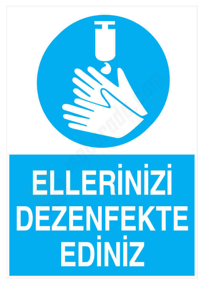 Ellerinizi Dezenfekte Ediniz