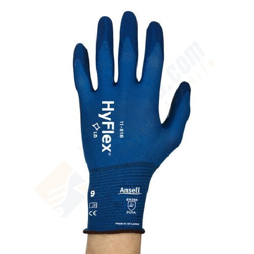 Ansell Hyflex 11-818 Doku Hassasiyetli Çok Amaçlı Koruma İş Eldiveni