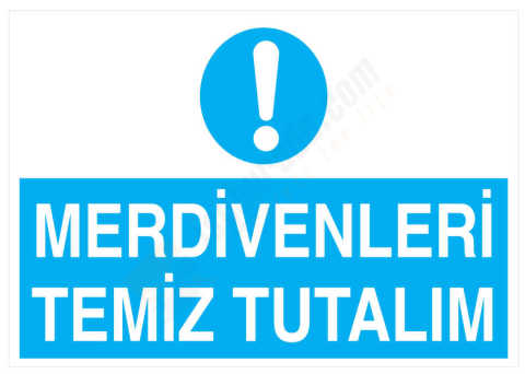 Merdivenleri Temiz Tutalım
