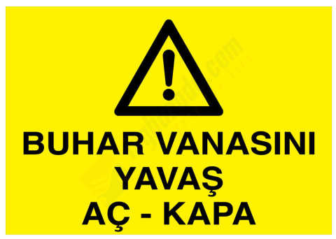 Buhar Vanasını Yavaş Aç Kapa