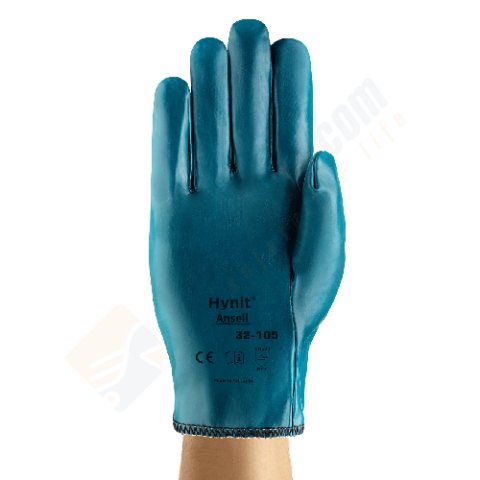 Ansell Hynit 32-105 Aşınma Dirençli Yağ ve Sıvı Geçirmez Antistatik İş Ediveni