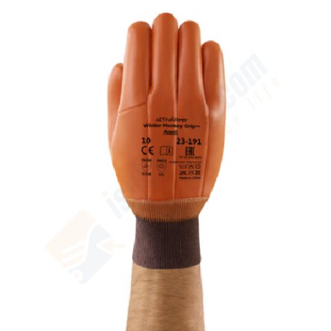 Ansell ActivArmr Winter Monkey Grip 23-191 Soğuk Dirençli Yağ Tutmaz İş Eldiveni