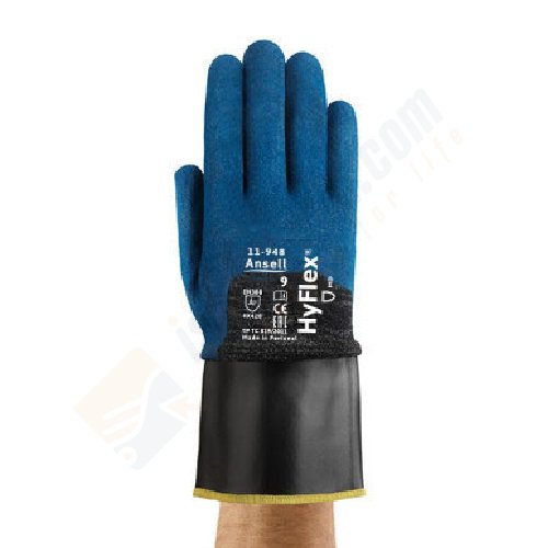 Ansell Hyflex 11-948 Kesilme Dirençli Yağ Tutmaz İş Eldiveni