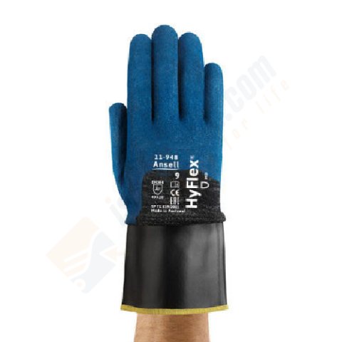 Ansell Hyflex 11-948 Kesilme Dirençli Yağ Tutmaz İş Eldiveni
