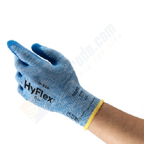 Ansell Hyflex 11-920 Yüksek Kavrama Sağlayan Yağ Tutmaz İş Eldiveni