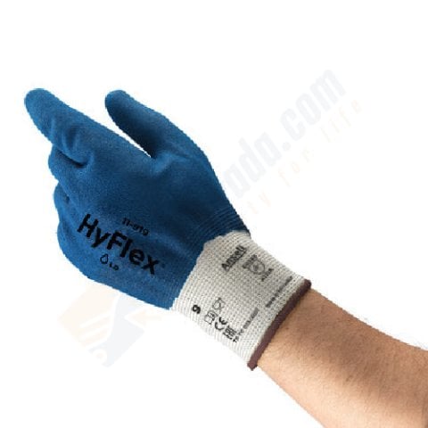 Ansell Hyflex 11-919 Gıda Uyumlu Yağ Tutmaz İş Eldiveni