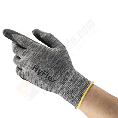 Ansell Hyflex 11-801 Yüksek Kavrama Amaçlı İş Eldiveni 10 NUMARA