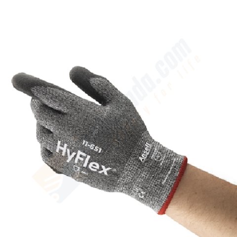 Ansell Hyflex 11-651 Aşınma ve Kesilmelere Karşı Koruyucu İş Eldiveni